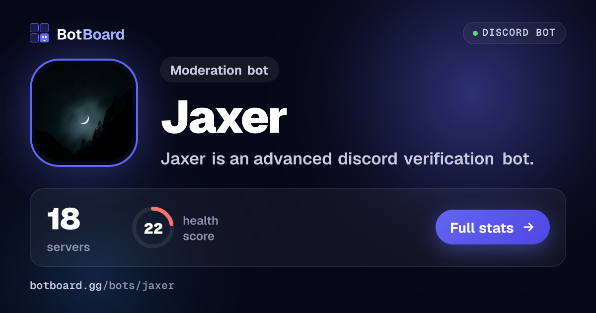 Share card for Jaxer