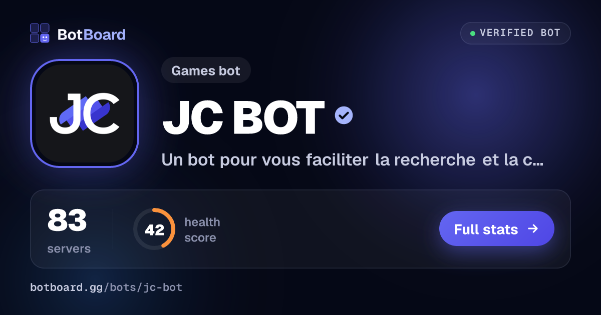 Share card for JC BOT