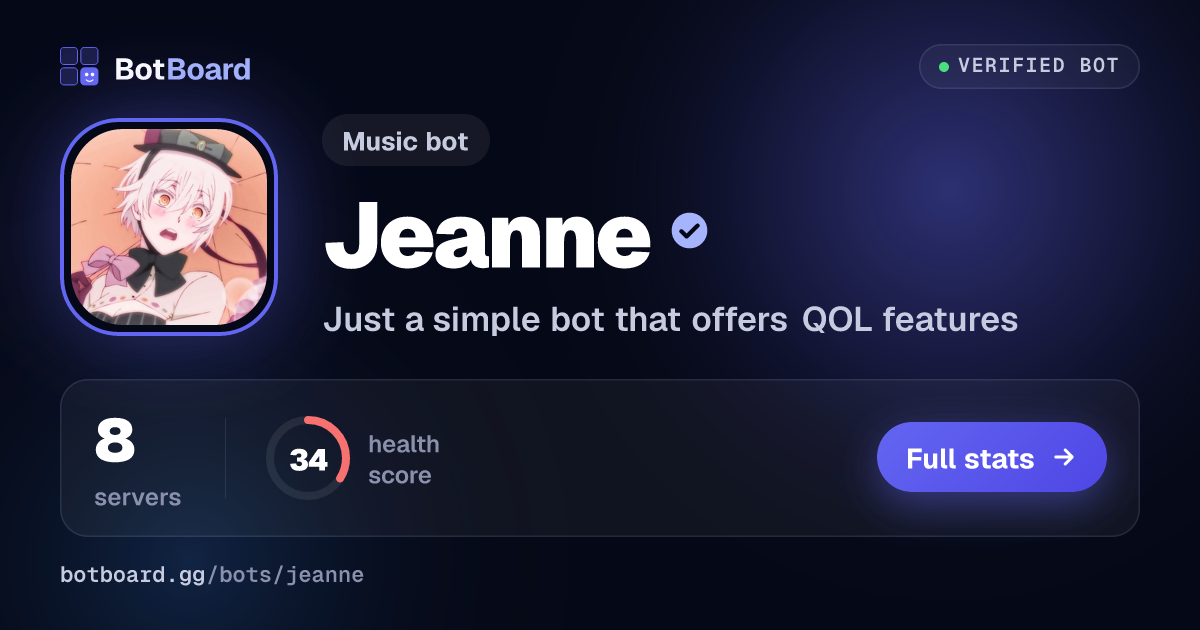 Share card for Jeanne