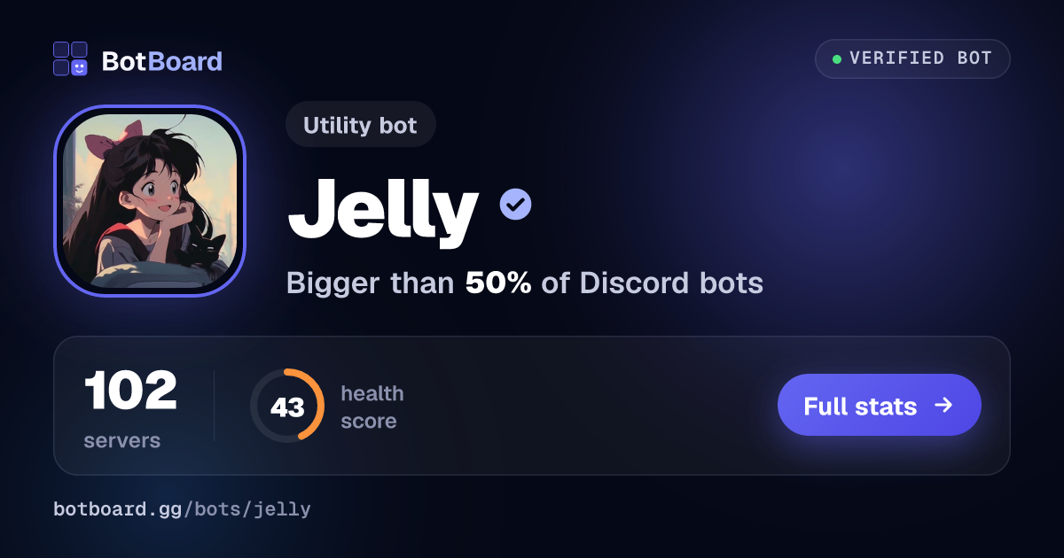 Share card for Jelly