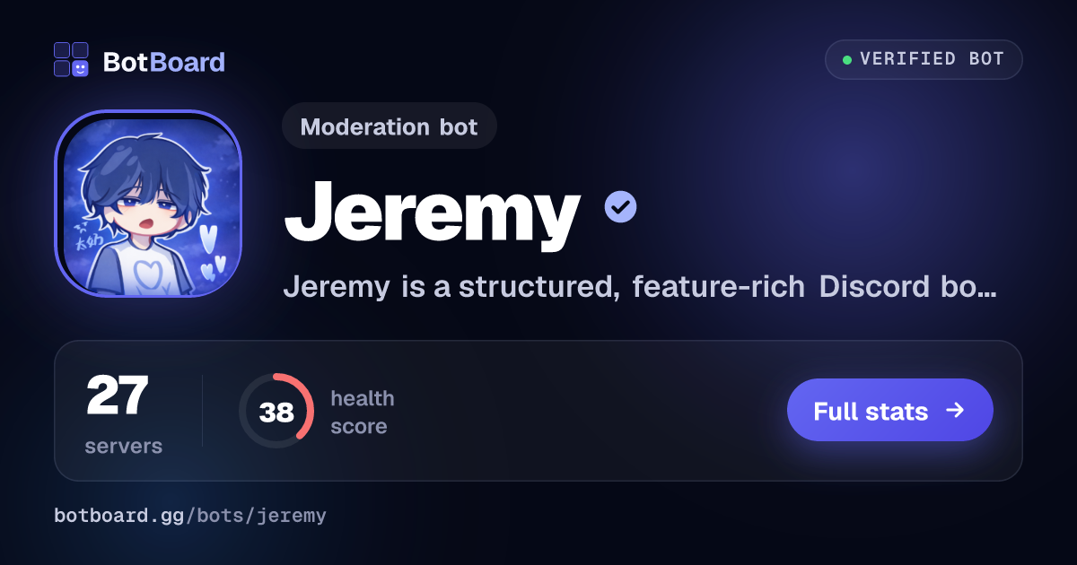 Share card for Jeremy