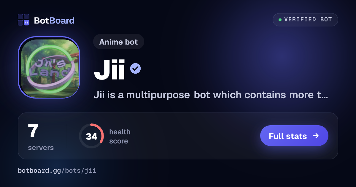 Share card for Jii