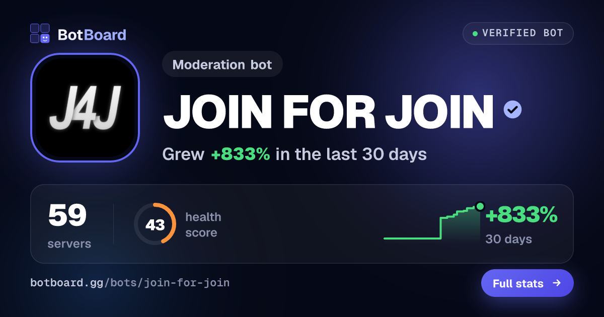 Share card for JOIN FOR JOIN