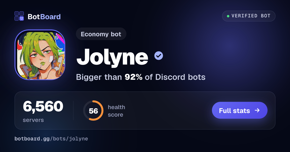 Share card for Jolyne