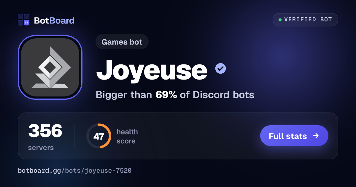 Share card for Joyeuse