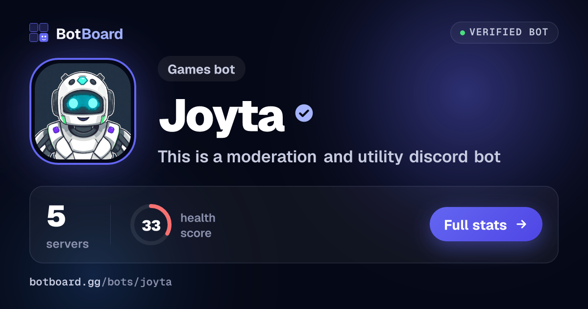 Share card for Joyta