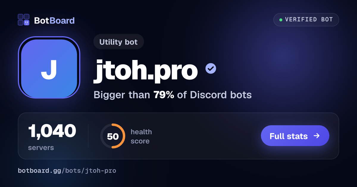Share card for jtoh.pro