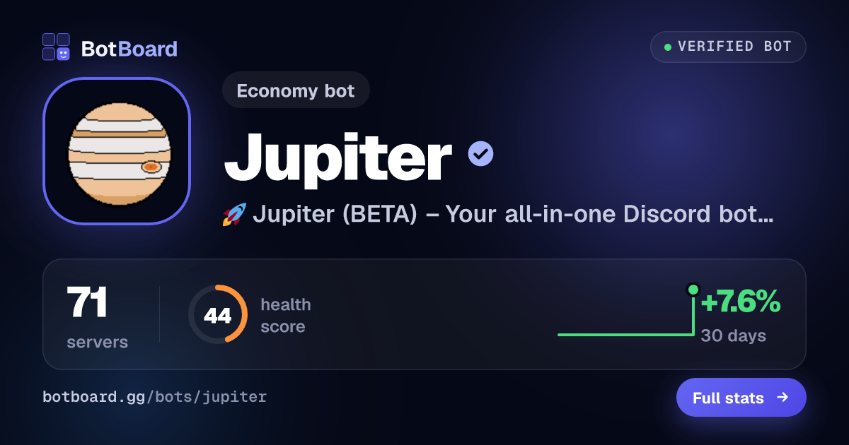 Share card for Jupiter