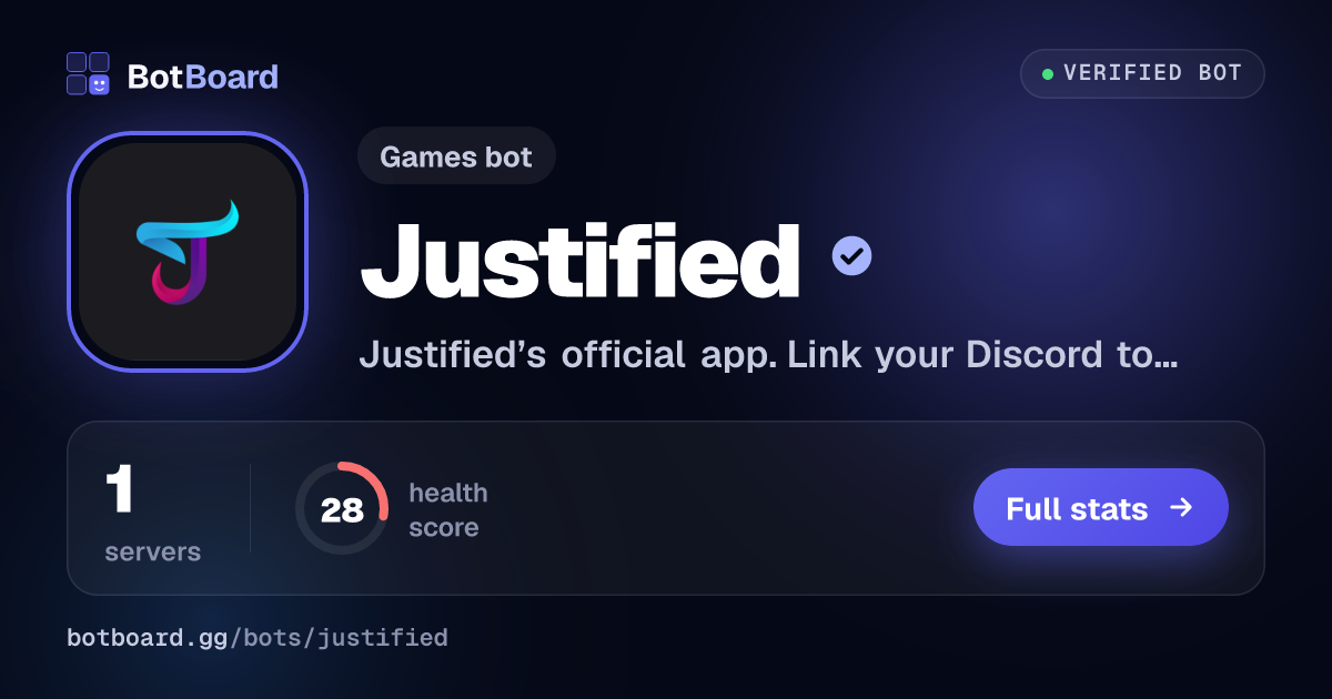 Share card for Justified