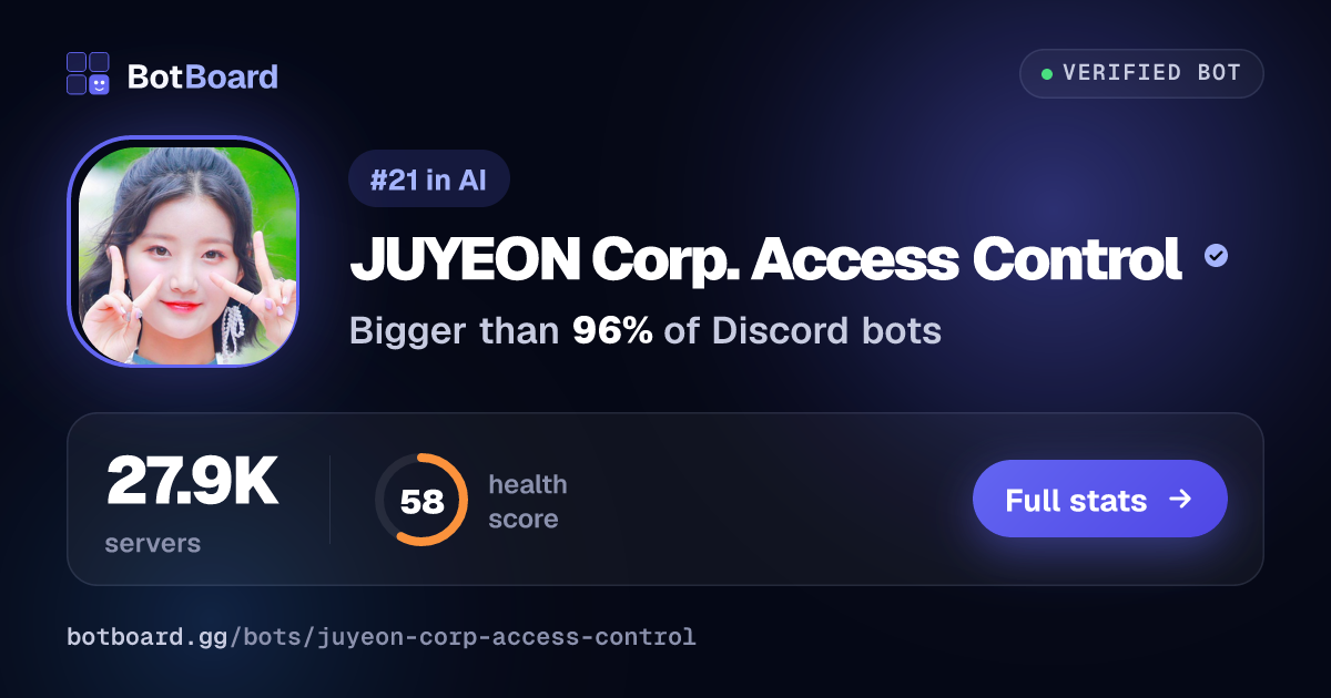 Share card for JUYEON® Corp. Access Control ™