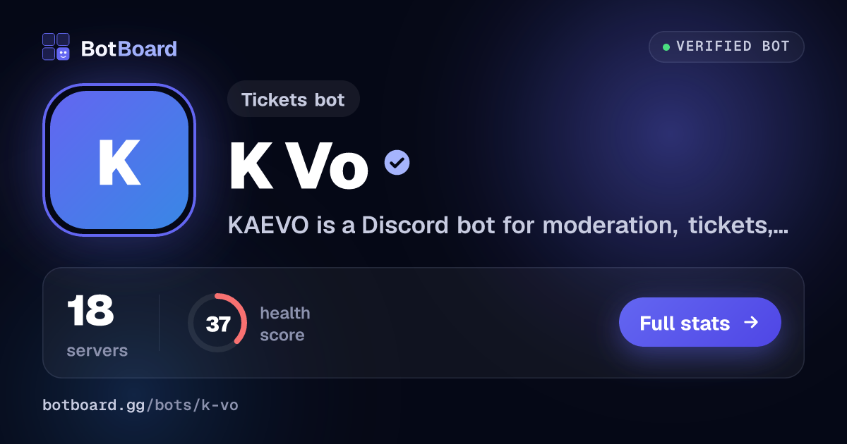 Share card for KΛΞVO