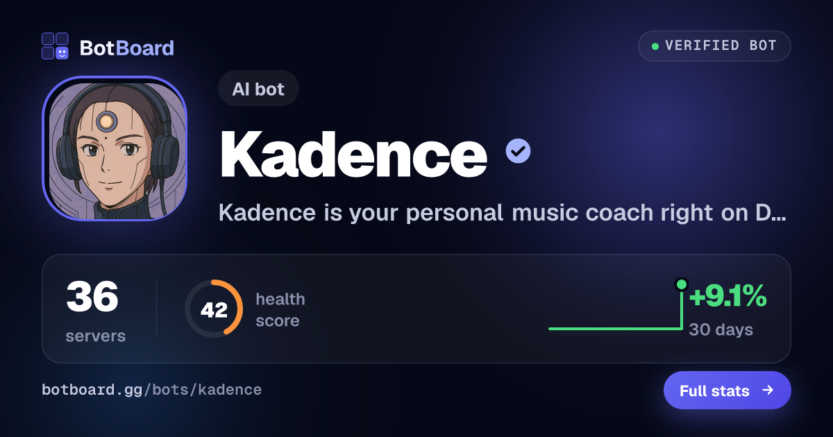 Share card for Kadence