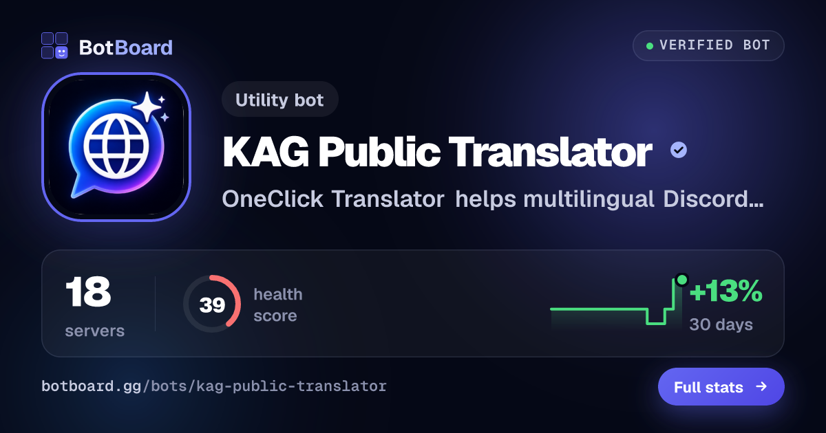 Share card for KAG Public Translator