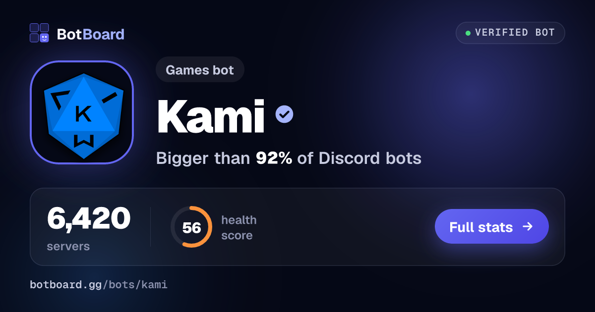 Share card for Kami