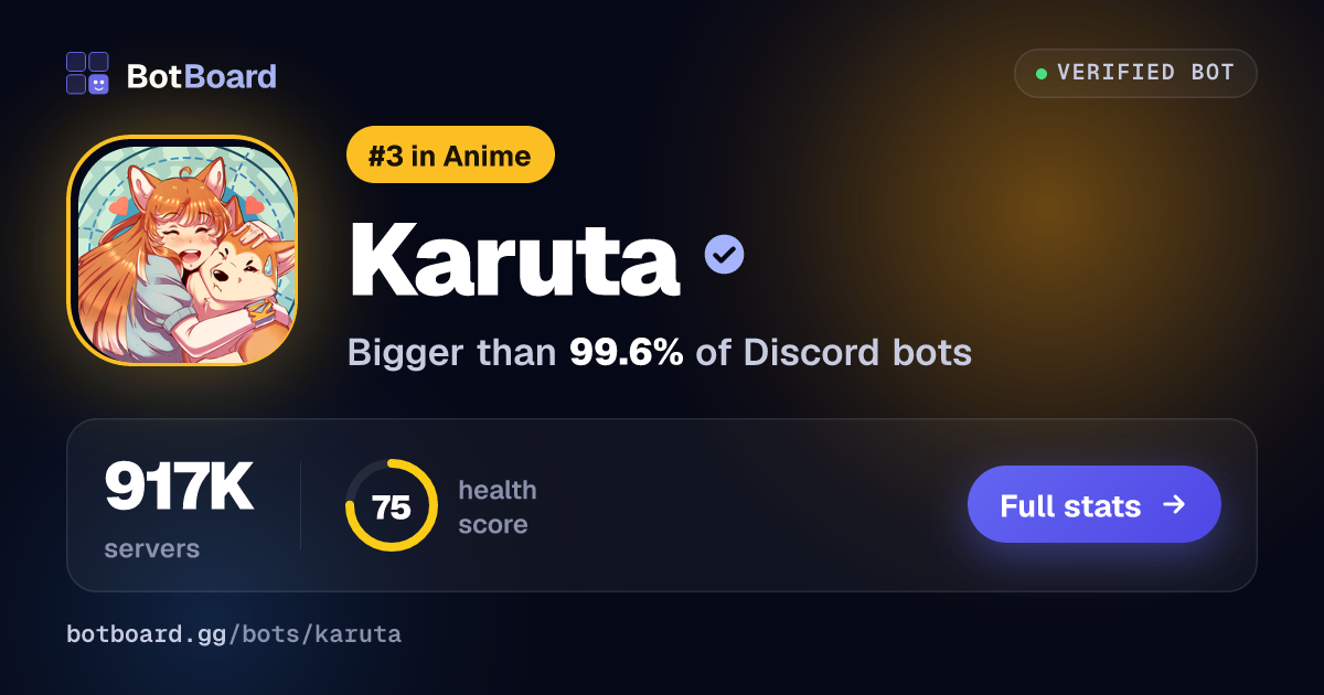Share card for Karuta