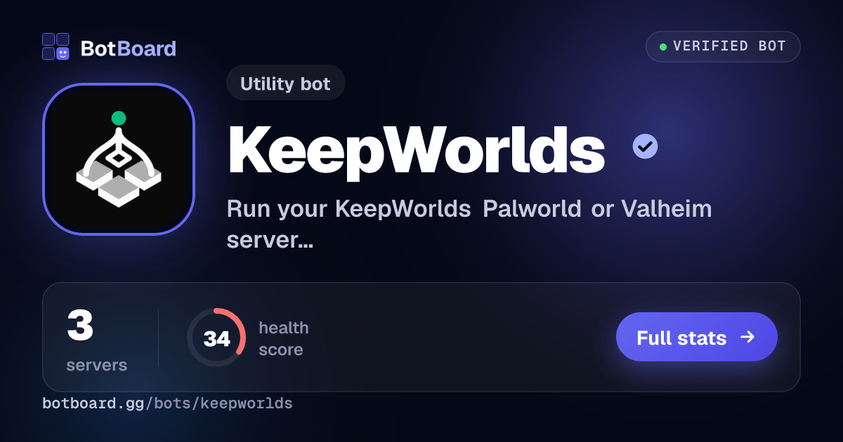 Share card for KeepWorlds
