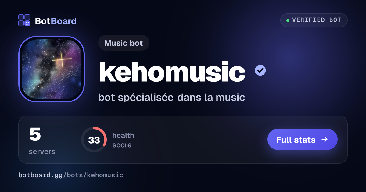 Share card for kehomusic