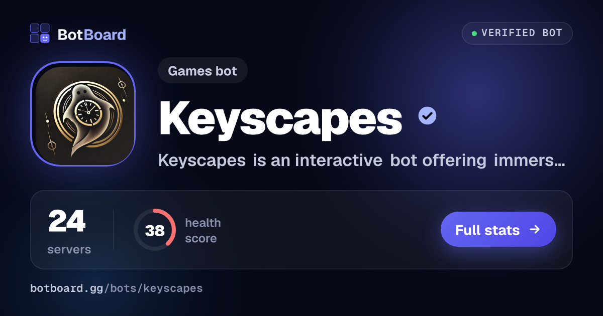 Share card for Keyscapes