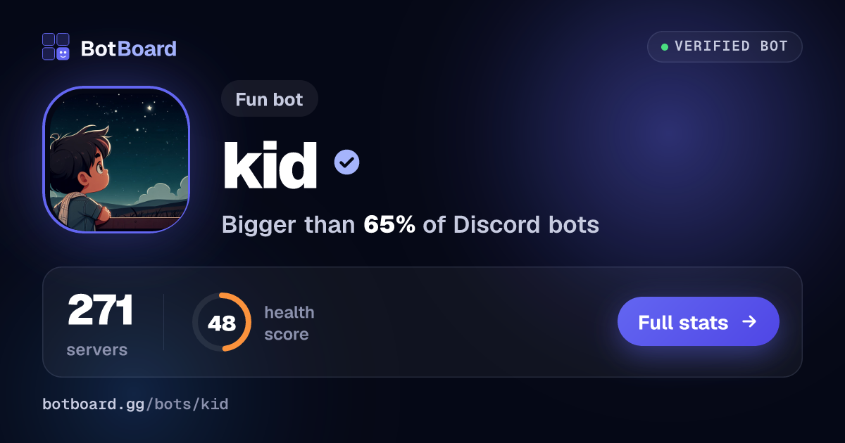 Share card for kid