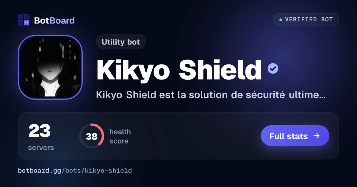 Share card for Kikyo Shield