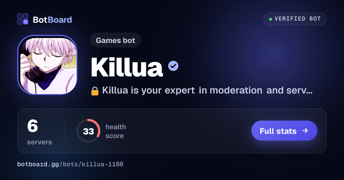 Share card for Killua