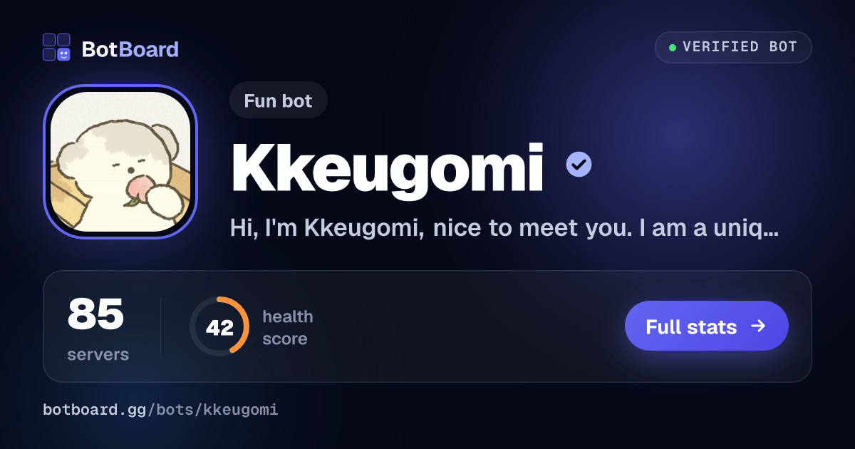Share card for Kkeugomi