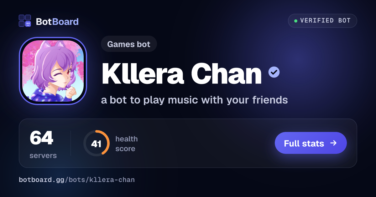 Share card for Kllera Chan