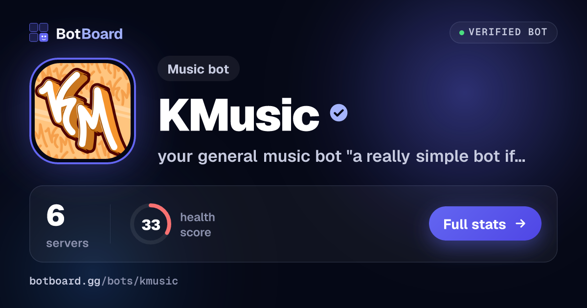 Share card for KMusic