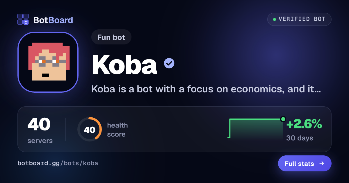 Share card for Koba