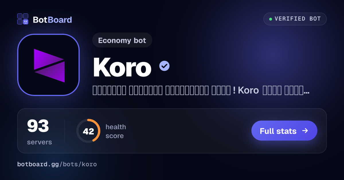 Share card for Koro