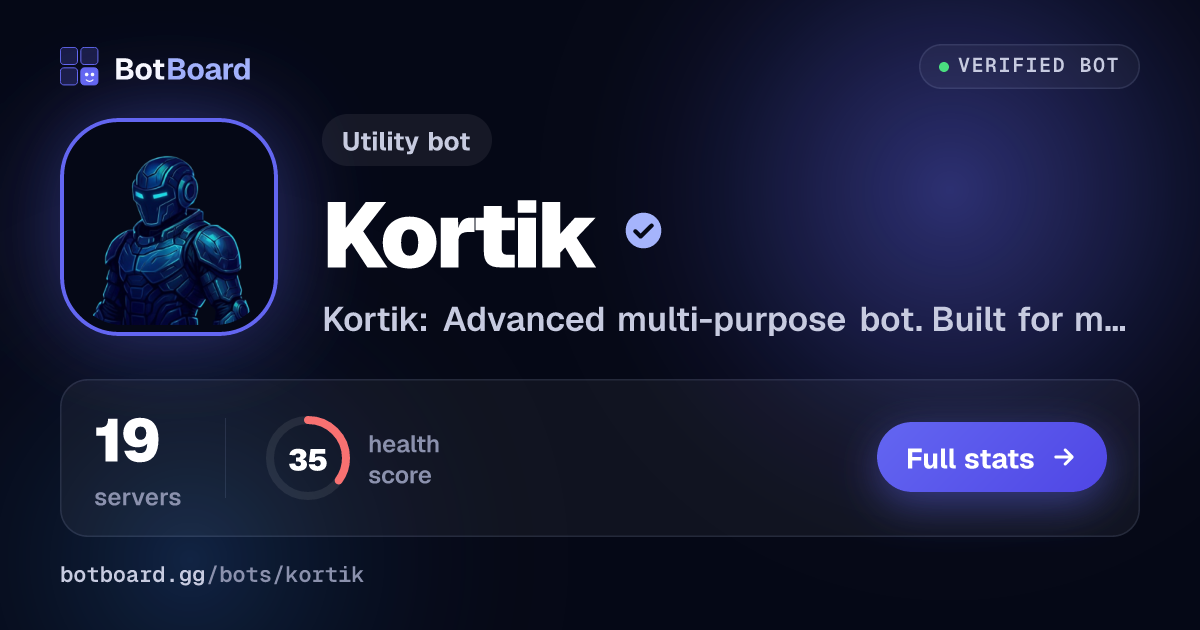 Share card for Kortik