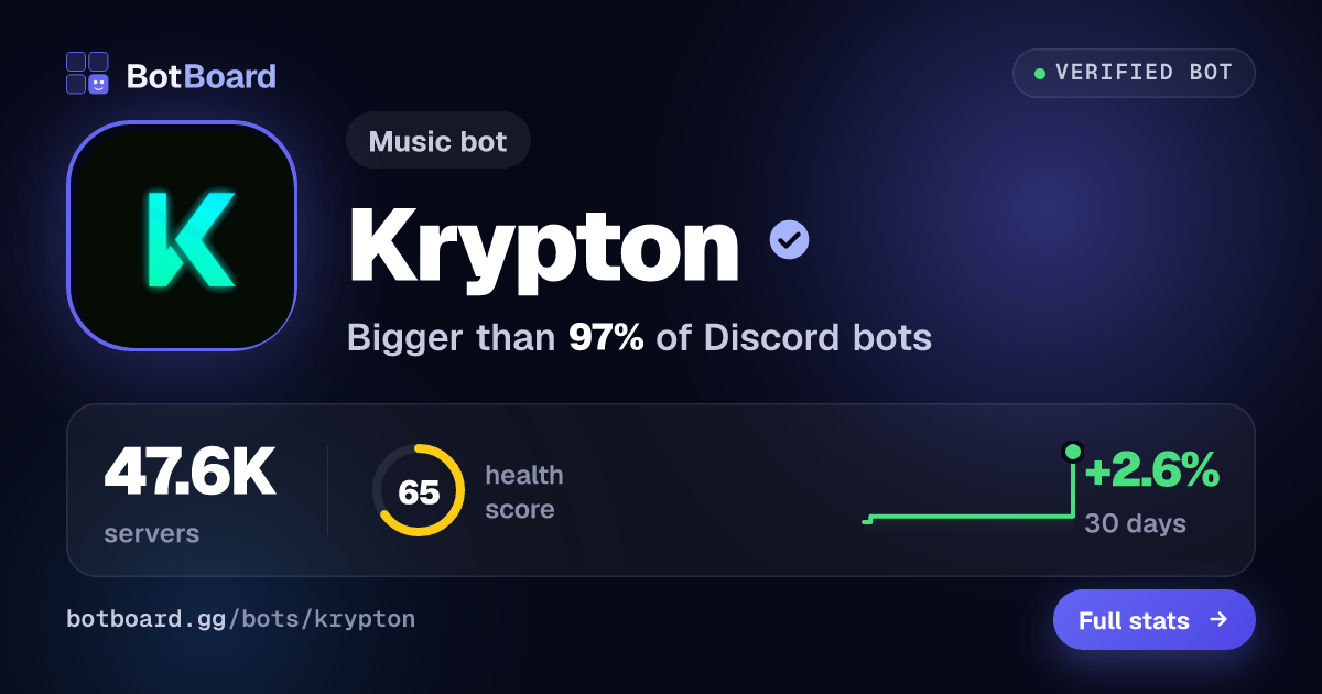 Share card for Krypton