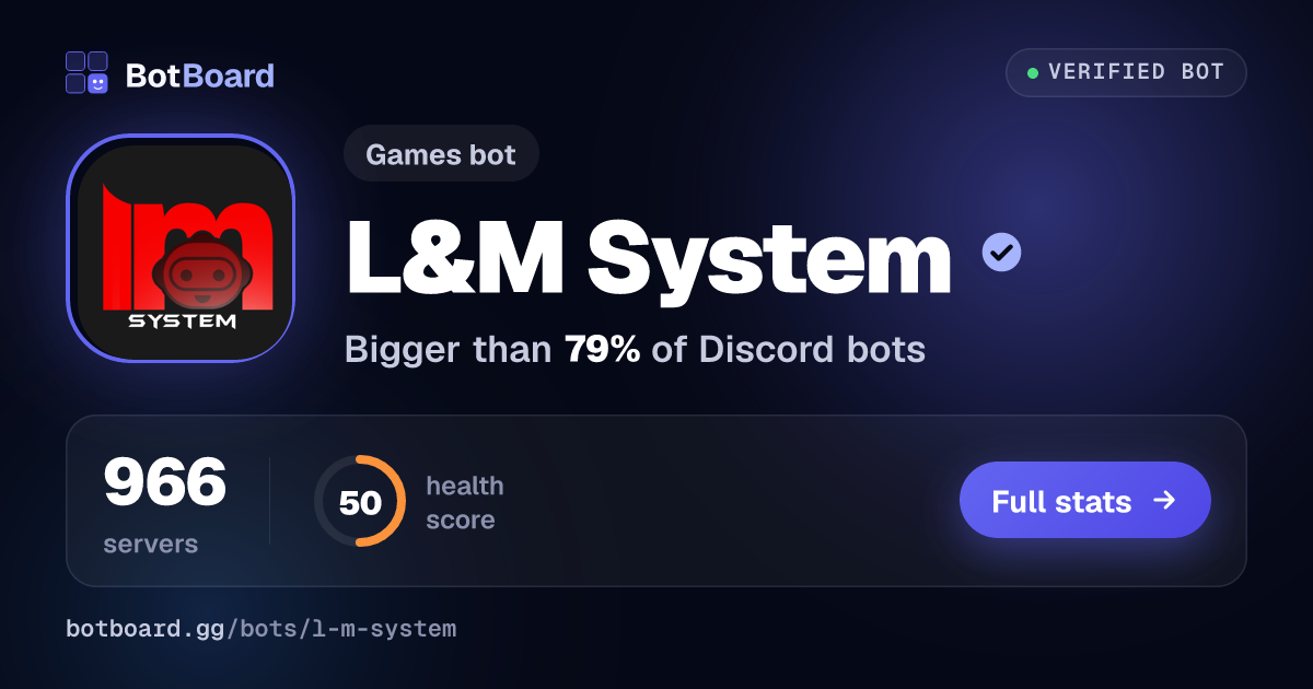 Share card for L&M System