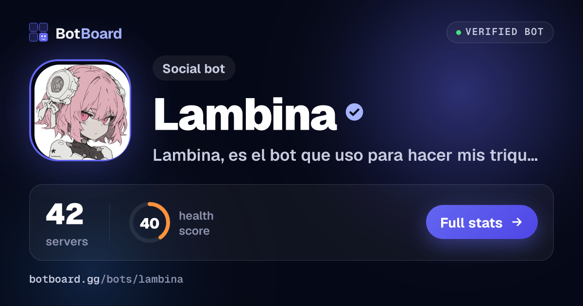 Share card for Lambina