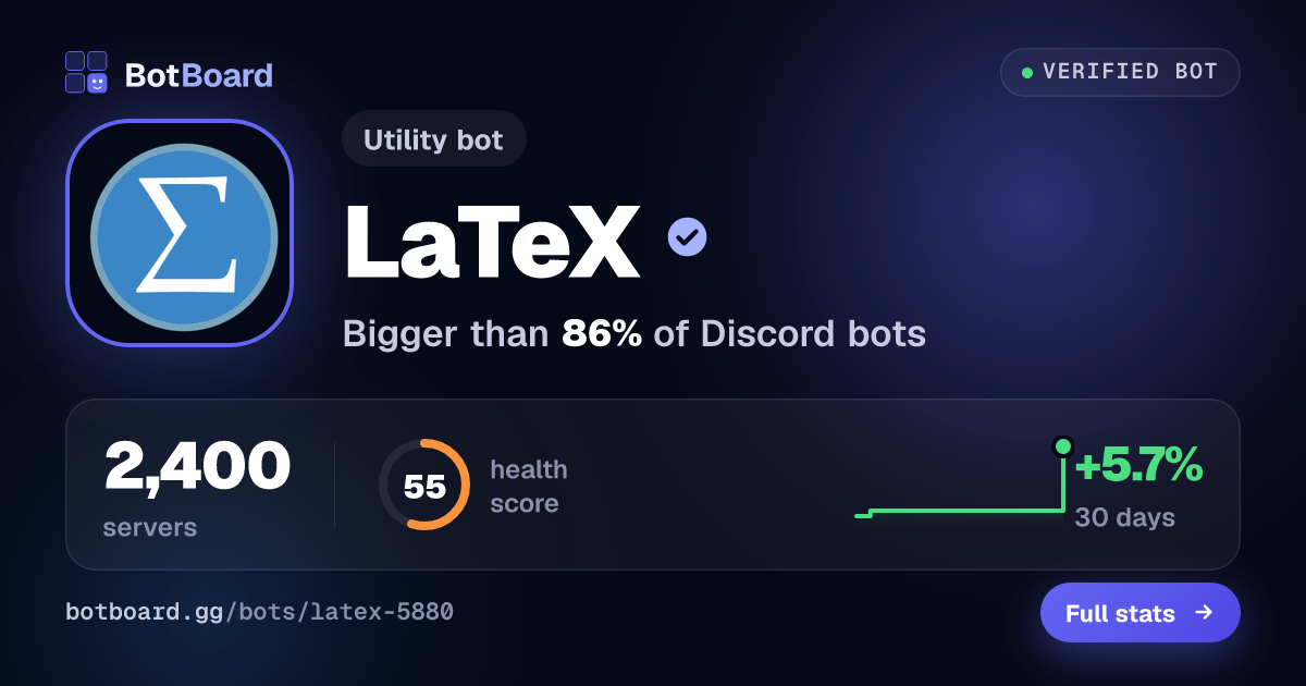 Share card for LaTeX