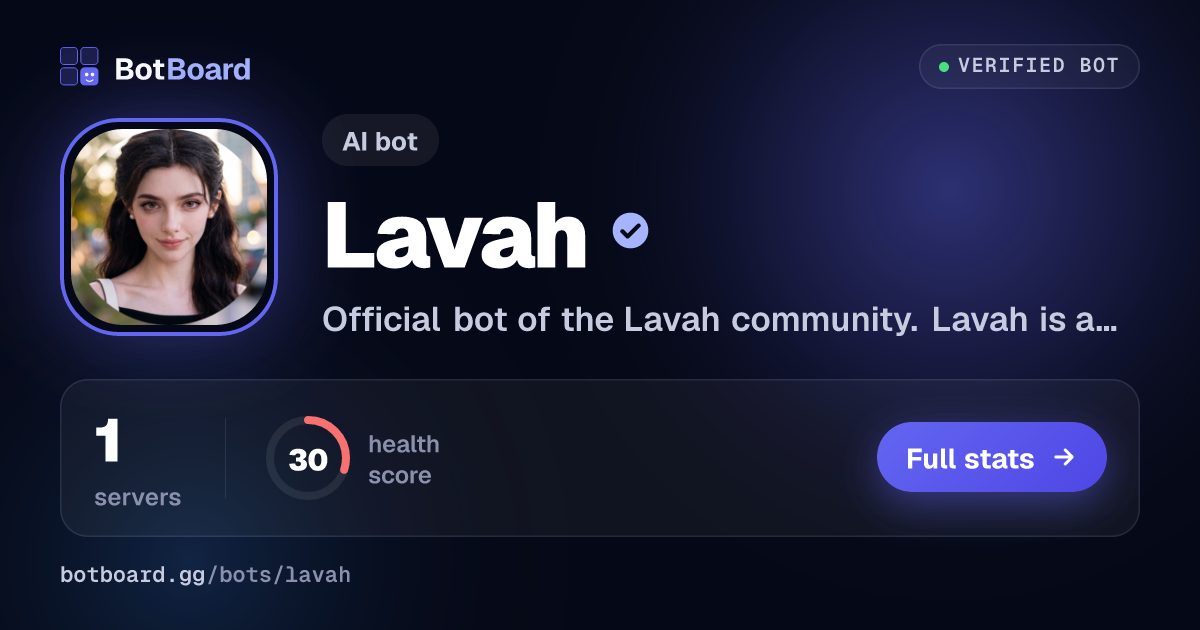 Share card for Lavah