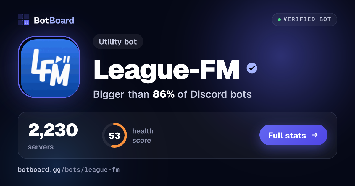 Share card for League-FM