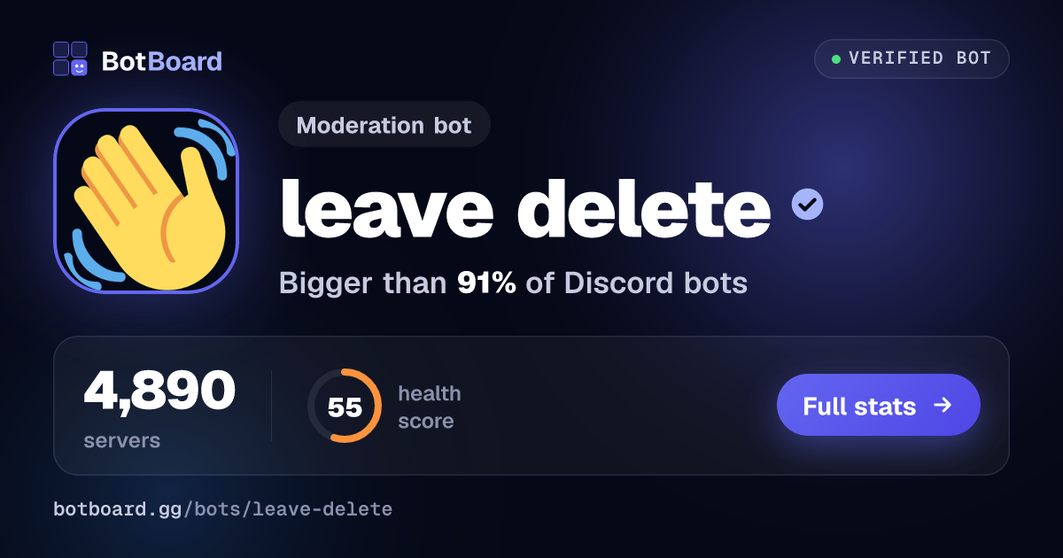 Share card for leave delete