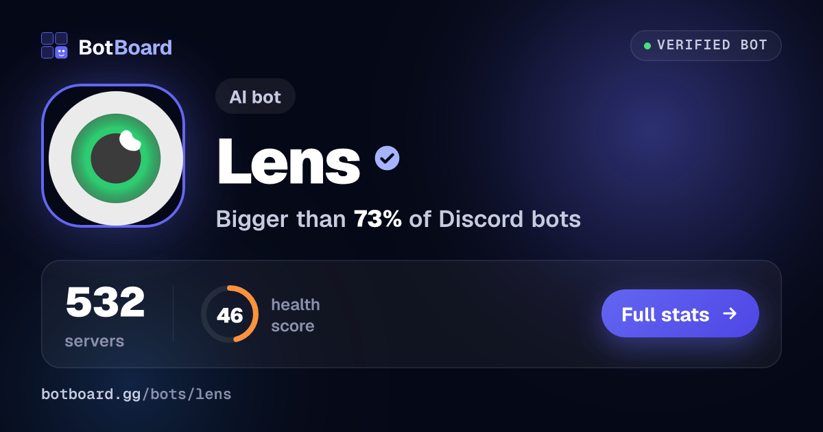 Share card for Lens