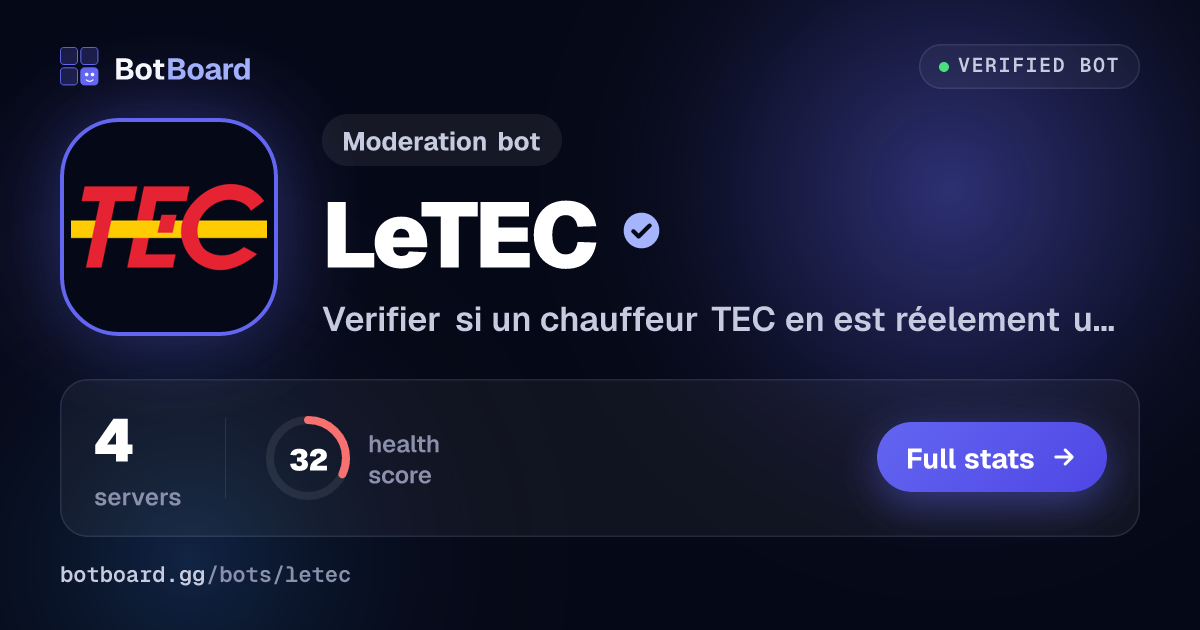 Share card for LeTEC