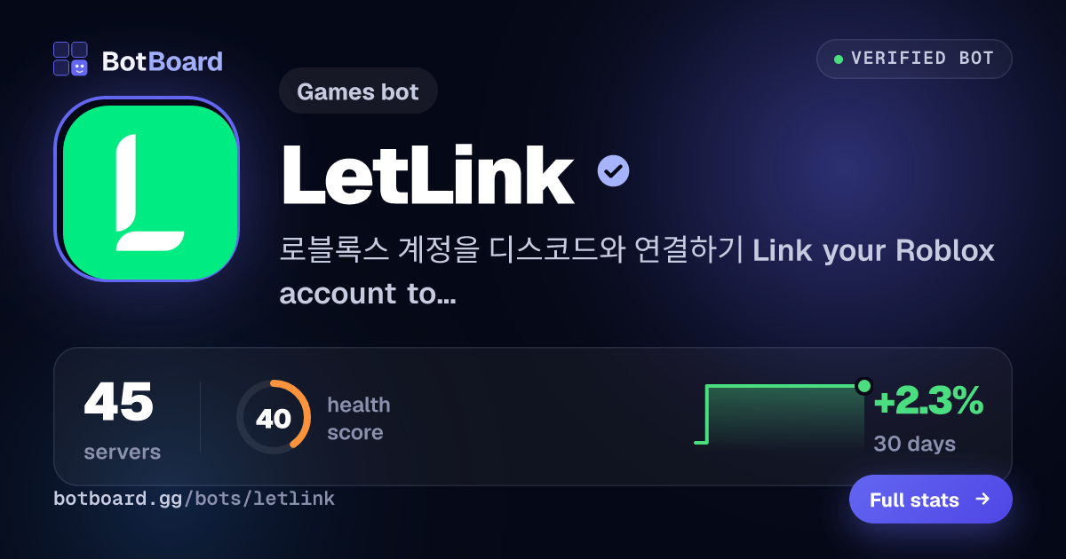 Share card for LetLink