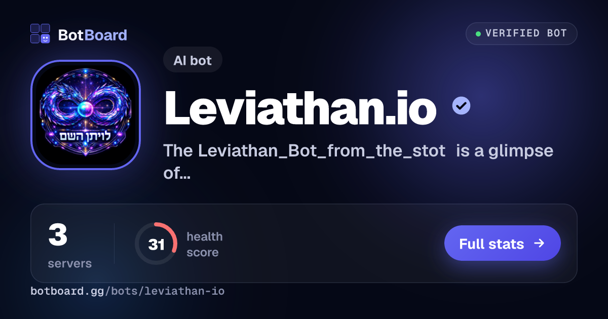 Share card for Leviathan.io
