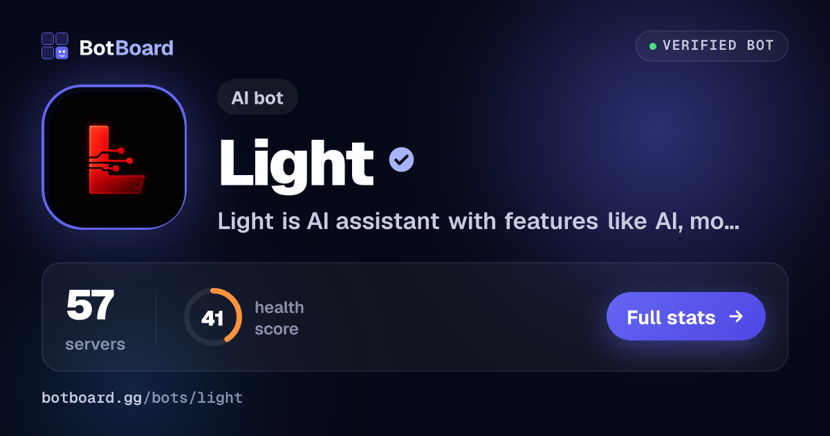 Share card for Light