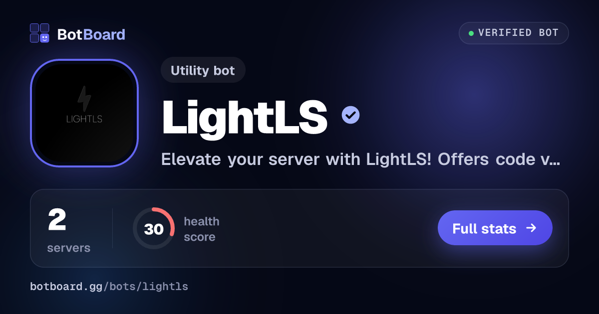 Share card for LightLS