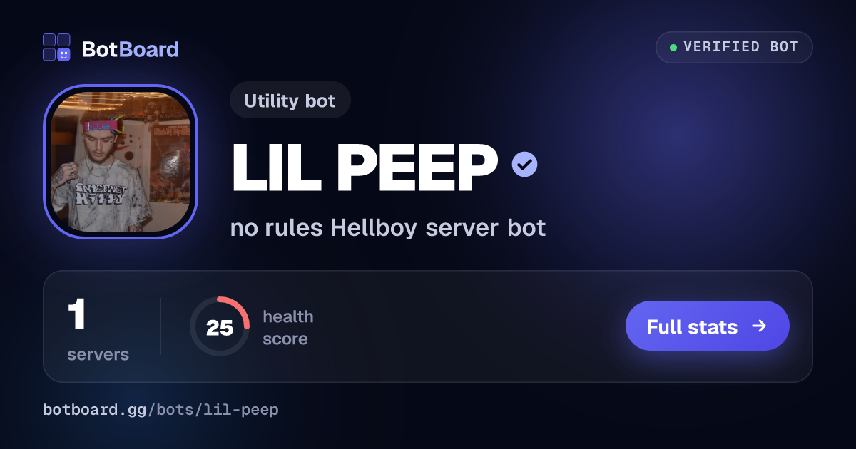 Share card for LIL PEEP