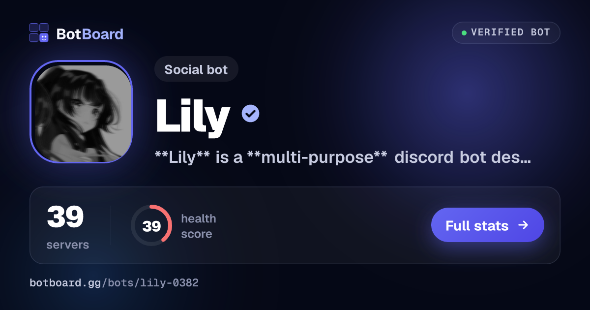Share card for Lily