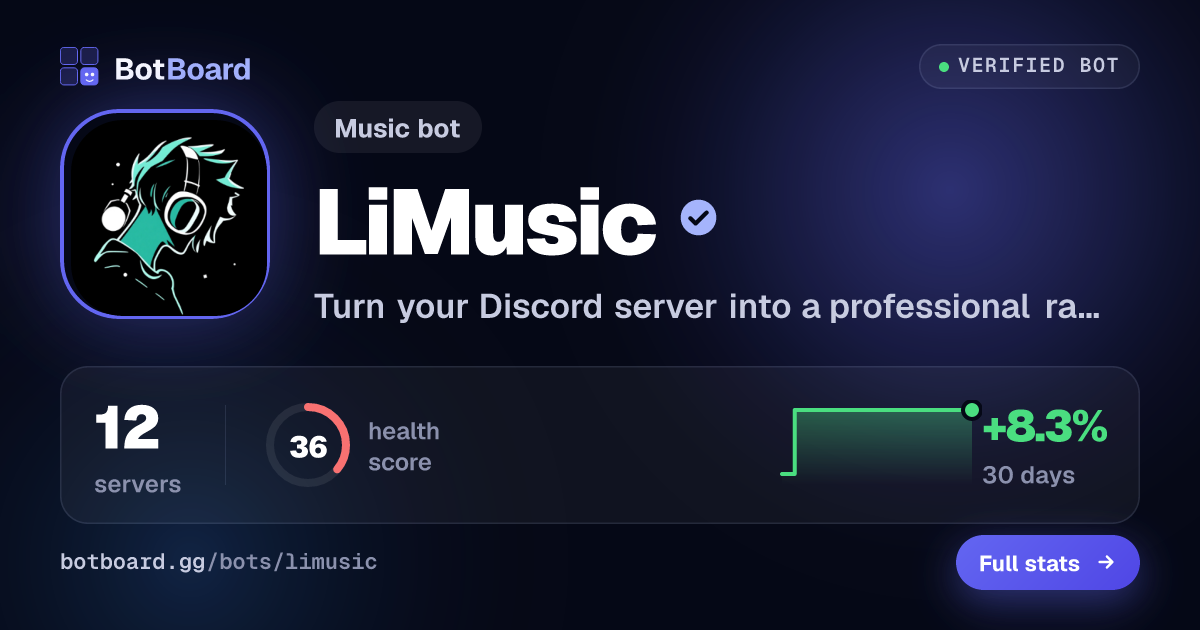 Share card for LiMusic