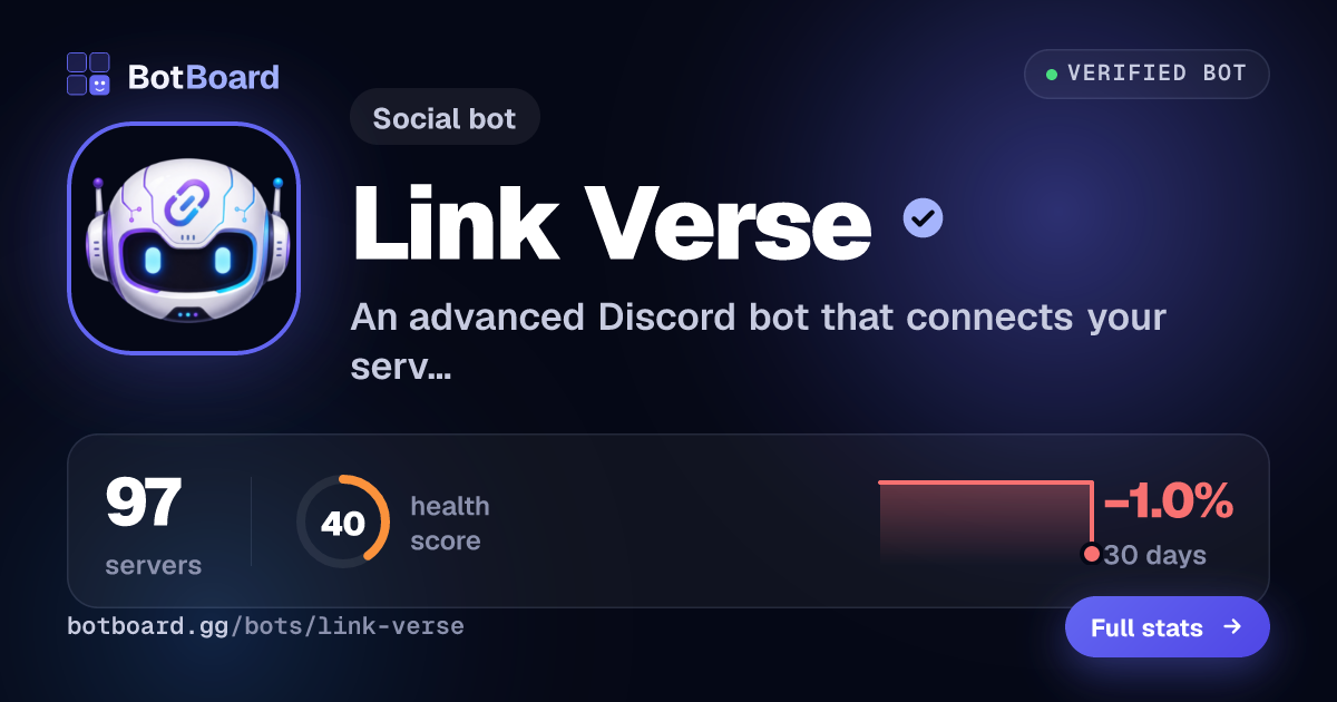 Share card for Link Verse