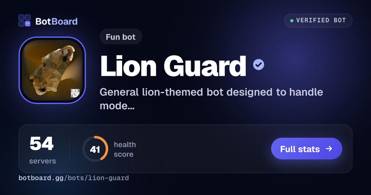 Share card for Lion Guard