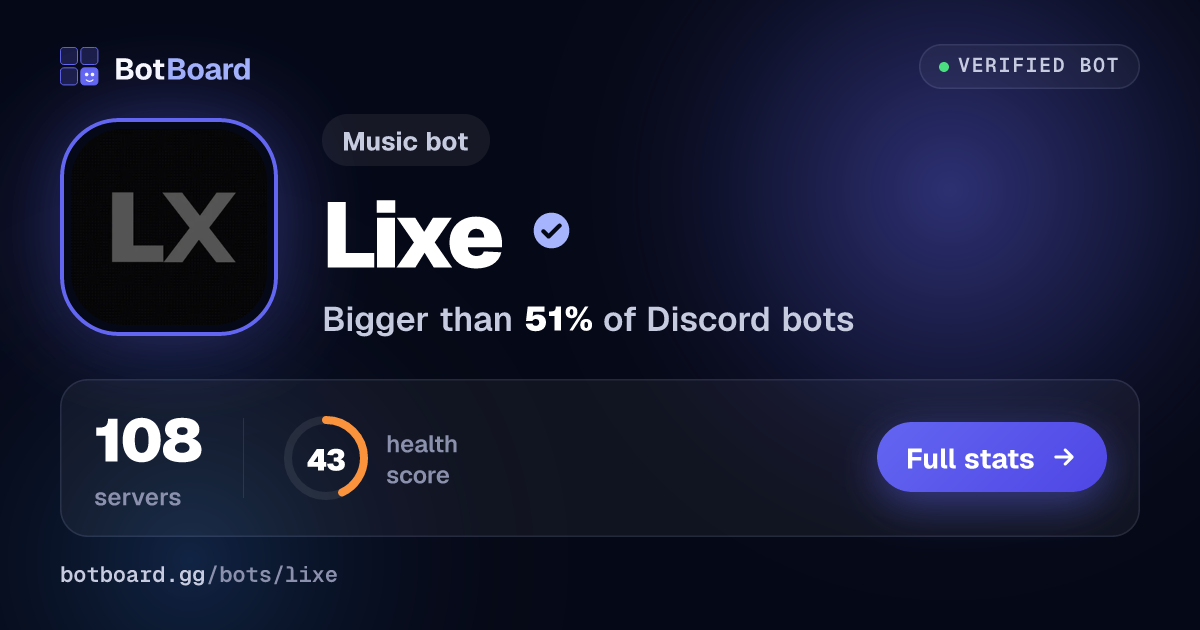 Share card for Lixe